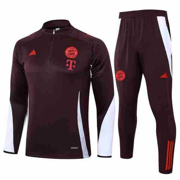 Sudadera De Training Bayern Munich 2024-2025 Rojo 3 Felpa Allenamento Bayern Monaco 2024 2025 Rosso