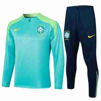 Felpa Allenamento Brasile 2024 2025 Verde