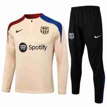 Felpa Allenamento FC Barcellona 2024 2025 Giallo Blu