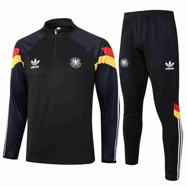Sudadera De Training Alemania 2024-2025 Negro 5 Felpa Allenamento Germania 24 2025 Nero