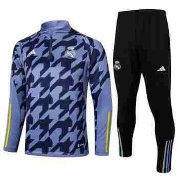 Felpa Allenamento Real Madrid 2024 25 Nero Grigio
