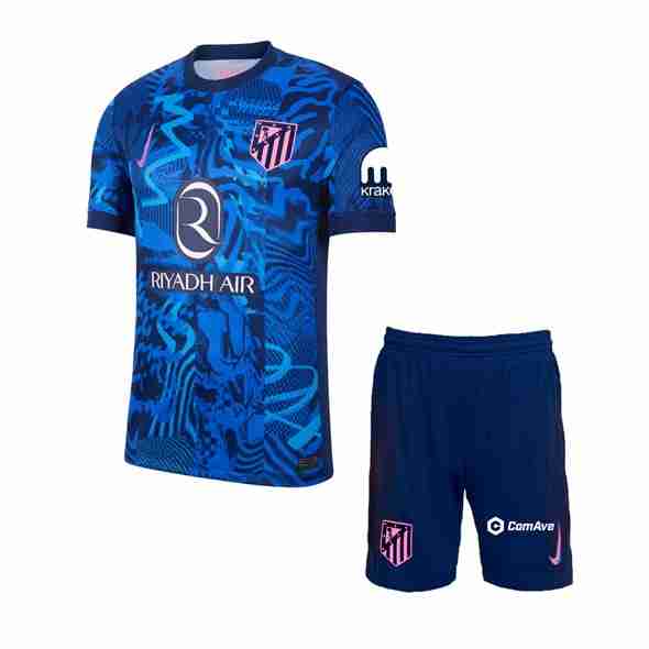 Camiseta Atletico Madrid 3ª Niño 2024-2025 Maglia Calcio Atletico Madrid Set Bambino Terza 2024 2025