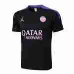 Thailandia Maglia Calcio Formazione Paris Saint Germain 2024 2025 Nero Porpora