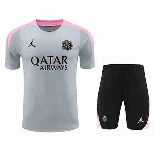 Thailandia Maglia Calcio Paris Saint Germain Set Formazione 2024 2025 Grigio Thailandia Maglia Calcio Paris Saint Germain Set Formazione 2024 2025 Grigio