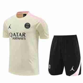 Thailandia Maglia Calcio Paris Saint Germain Set Formazione 2024 2025 Luce Marrone
