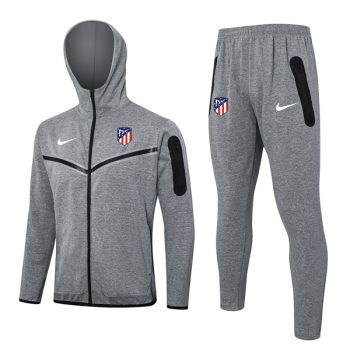 Tuta Con Cappuccio Atletico Madrid 2024 2025 Grigio
