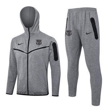 Tuta Con Cappuccio FC Barcellona 2024 2025 Grigio
