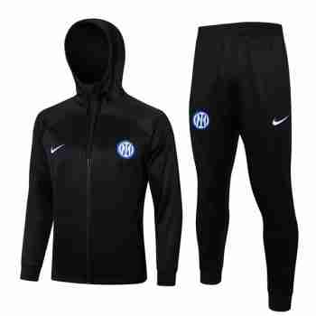 Tuta Con Cappuccio Inter Milan 2024 2025 Nero