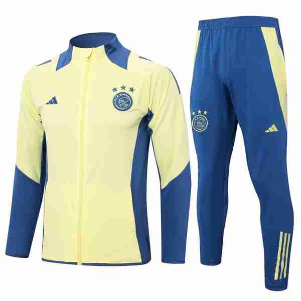 Chandal Ajax 2024-2025 Amarillo 3 Tute Calcio Ajax 2024 2025 Giallo