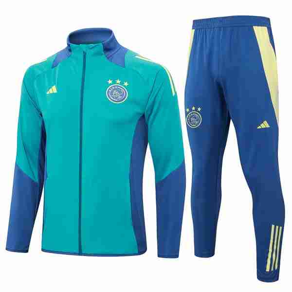 Chandal Ajax 2024-2025 Verde 3 Tute Calcio Ajax 2024 2025 Verde