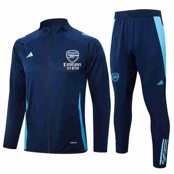 Chandal Arsenal 2024-2025 Azul 3 Tute Calcio Arsenal 24 2025 Blu
