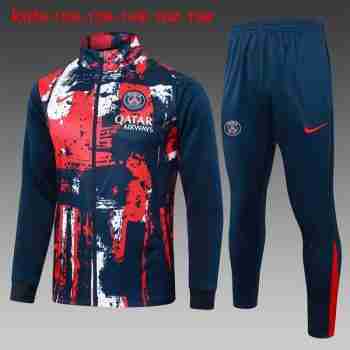 Tute Calcio Bambino Paris Saint Germain 2024 2025 Rosso Blu