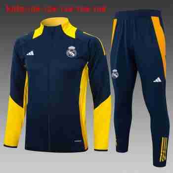 Tute Calcio Bambino Real Madrid 2024 2025 Blu Giallo