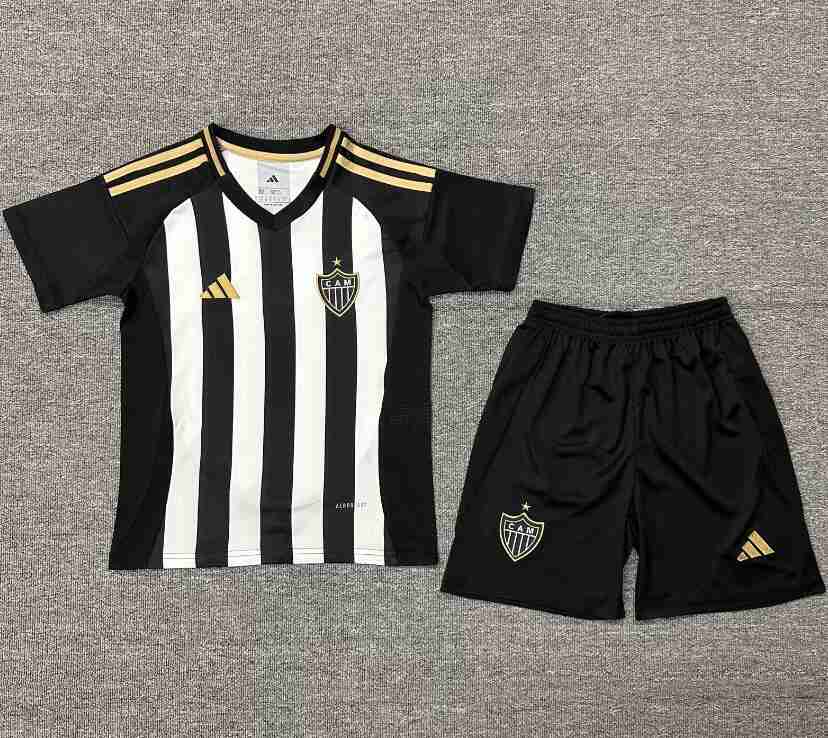 Maglia Calcio Atletico Mineiro Set Bambino Prima 2025 2026 Maglia Calcio Atletico Mineiro Set Bambino Prima 2025 2026