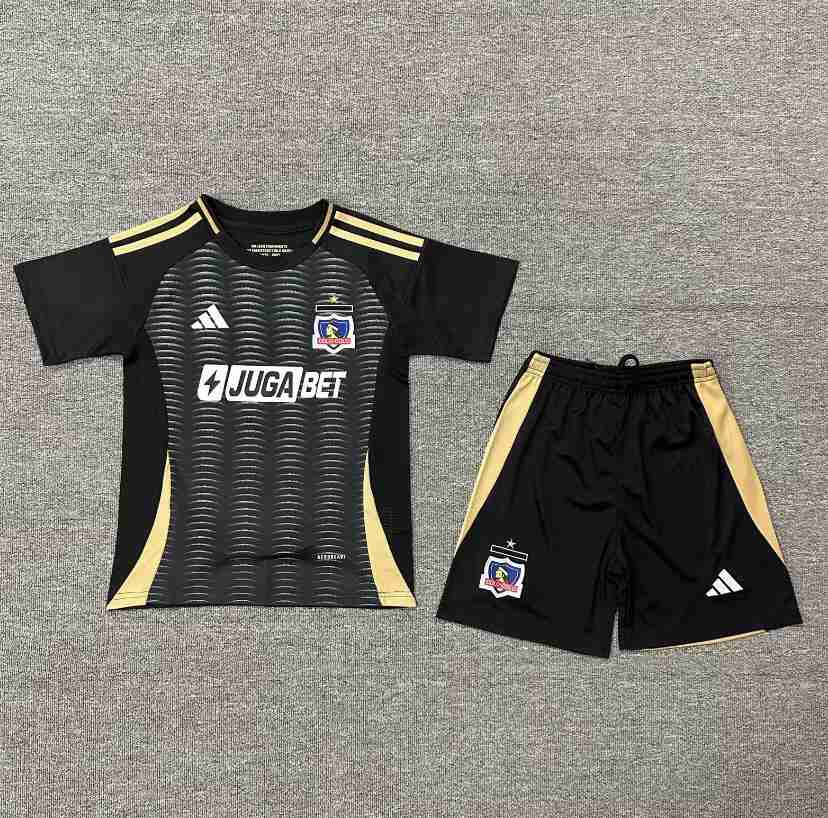 Maglia Calcio Colo Colo Set Bambino Away 2025 2026 Maglia Calcio Colo Colo Set Bambino Away 2025 2026