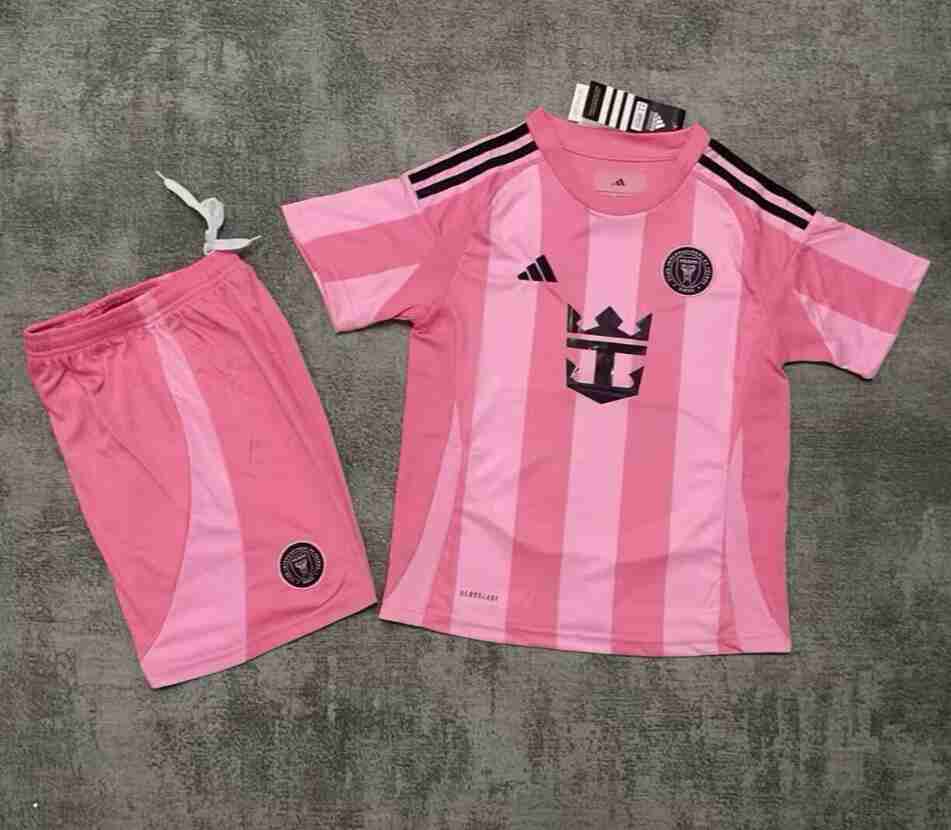 Maglia Calcio Inter Miami Set Bambino Prima 2025 2026 Maglia Calcio Inter Miami Set Bambino Prima 2025 2026