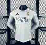 Maglia Calcio Real Madrid Manica Lunga Prima 2025 2026 – Versione Giocatore