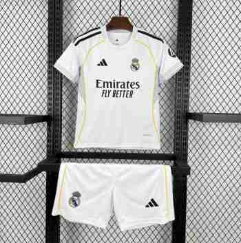 Maglia Calcio Real Madrid Set Bambino Prima 2025 2026