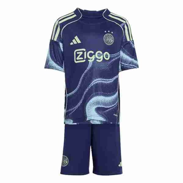 Camiseta Ajax 2ª Niño 2025-2026 Maglia Calcio Ajax Set Bambino Away 2025 2026