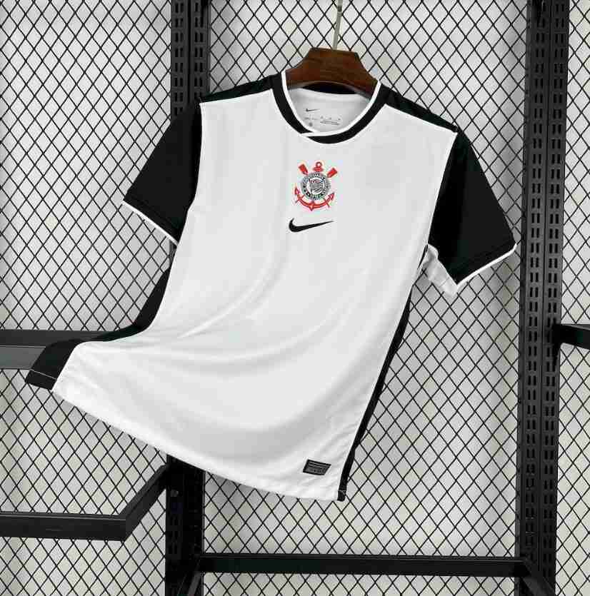 Thailandia Maglia Calcio Corinthians Paulista Prima 2025 2026 Thailandia Maglia Calcio Corinthians Paulista Prima 2025 2026