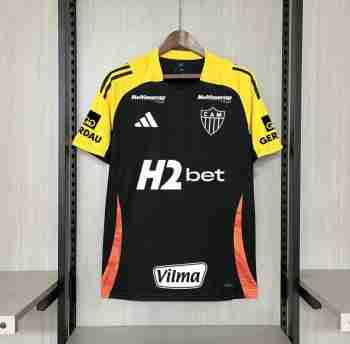 Thailandia Maglia Calcio Formazione Atletico Mineiro 2024 2025 Nero