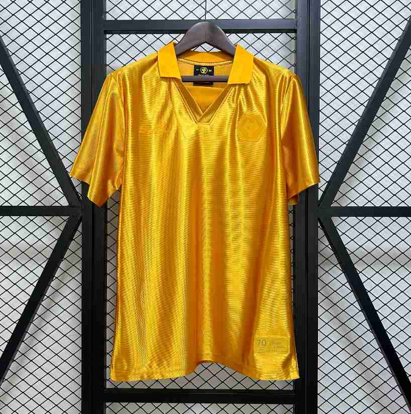 Thailandia Maglietta Calcio Wolves 70th Anniversary 2025 2026 Thailandia Maglietta Calcio Wolves 70th Anniversary 2025 2026