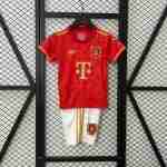 Maglia Calcio Bayern Monaco 125th Set Bambino 2025 2026