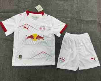 Maglia Calcio Leipzig Set Bambino Away 2025 2026