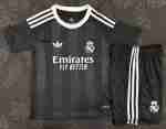 Maglia Calcio Real Madrid Set Bambino Portiere 2025 2026 Nero