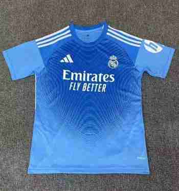Thailandia Maglia Calcio Real Madrid Portiere 2025 2026 Blu