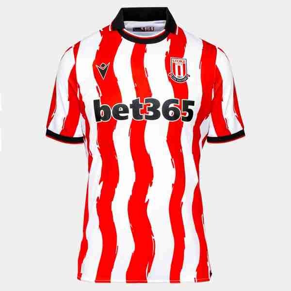 Tailandia Camiseta Stoke City 1ª 2025-2026 Thailandia Maglietta Calcio Prima Stoke City 2025 2026
