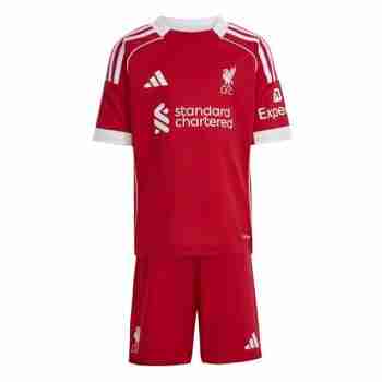 Maglia Calcio Liverpool Set Bambino Prima 2025 2026