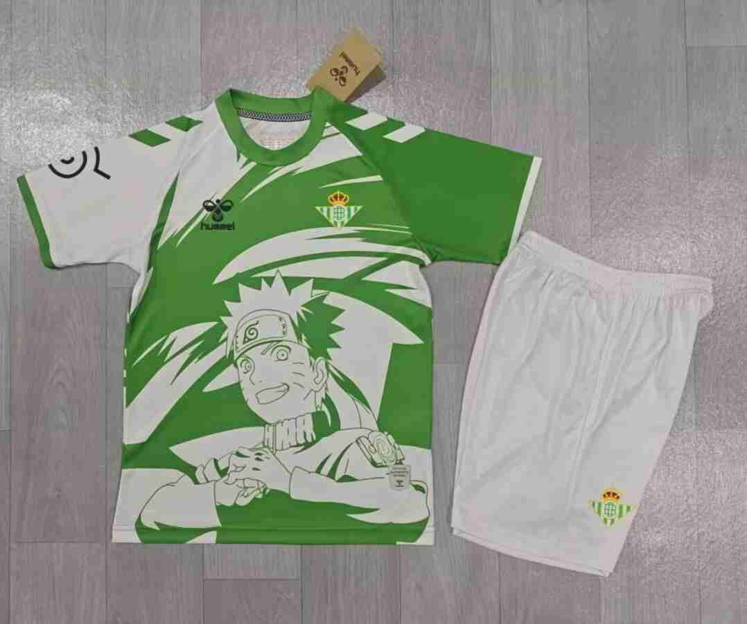 Maglia Calcio Real Betis Set Bambino Speciale 2025 2026 Maglia Calcio Real Betis Set Bambino Speciale 2025 2026