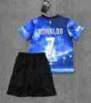 Cristiano Ronaldo NO.7 Maglia Calcio Real Madrid Set Bambino Speciale 2025 2026