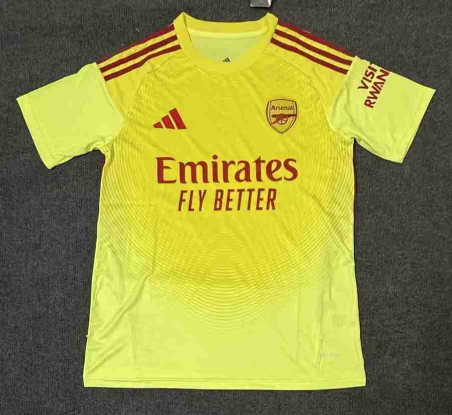 Thailandia Maglia Calcio Arsenal Portiere 2025 2026 Thailandia Maglia Calcio Arsenal Portiere 2025 2026