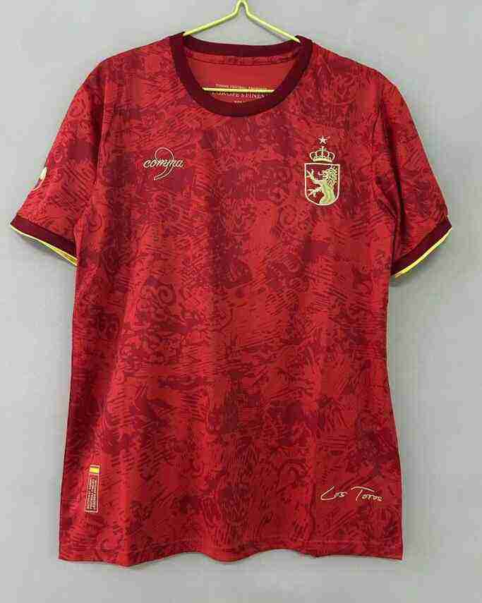 Thailandia Maglia Calcio Spagna Pre-Partita 2025 2026 Thailandia Maglia Calcio Spagna Pre Partita 2025 2026