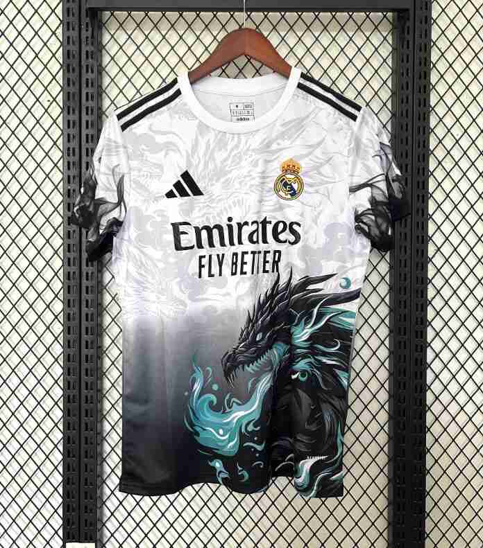 Thailandia Speciale Maglia Calcio Real Madrid 2025 2026 Bianco Thailandia Speciale Maglia Calcio Real Madrid 2025 2026 Bianco