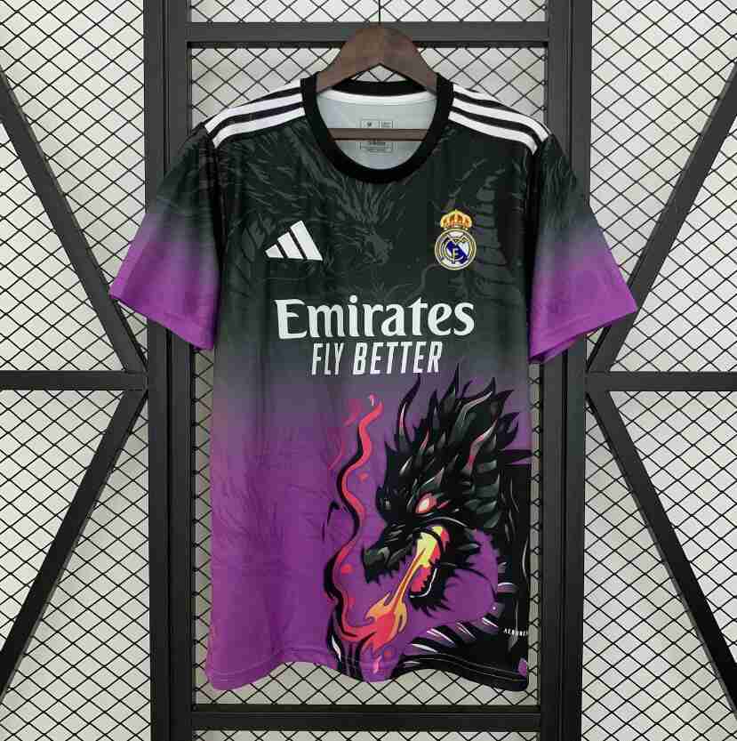 Thailandia Speciale Maglia Calcio Real Madrid 2025 2026 Porpora Thailandia Speciale Maglia Calcio Real Madrid 2025 2026 Porpora