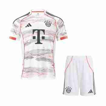 Maglia Calcio Bayern Monaco Set Bambino Away 2025 2026