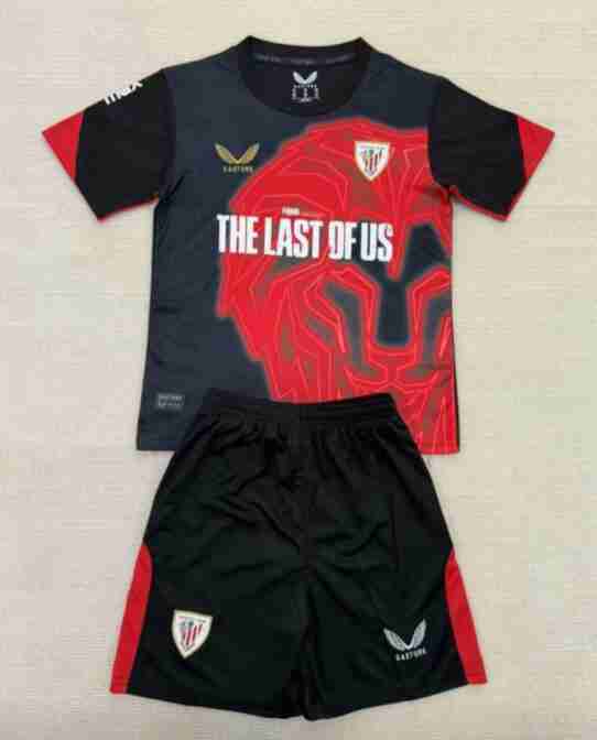 Maglia Calcio Athletic Bilbao Set Bambino Speciale 2025 2026 Maglia Calcio Athletic Bilbao Set Bambino Speciale 2025 2026