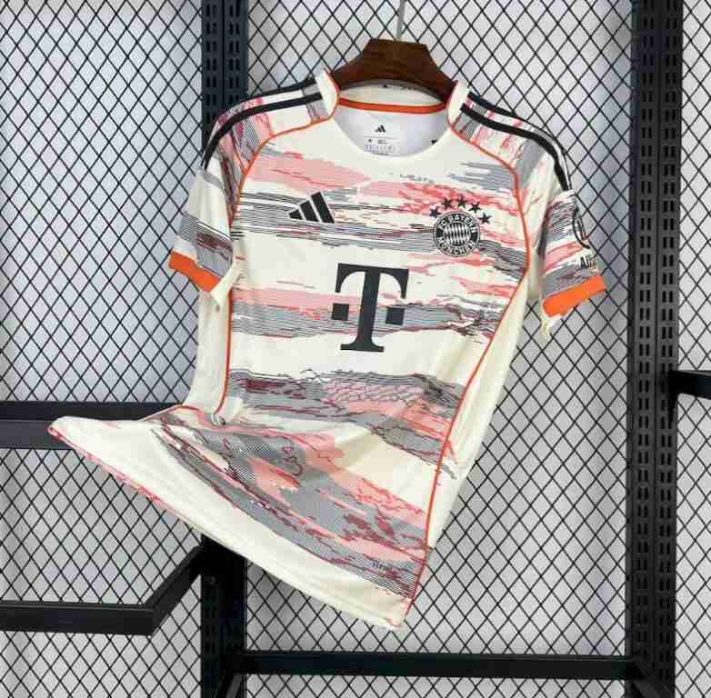 Maglia Calcio Bayern Monaco Away 2025 2026 Maglia Calcio Bayern Monaco Away 2025 2026