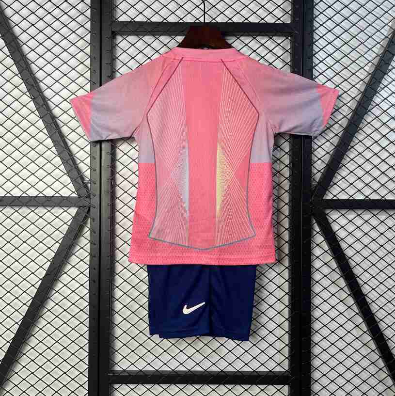 Maglia Calcio FC Barcellona Set Bambino Speciale 2025 2026 Rosa_1