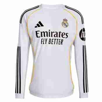 Thailandia Maglia Calcio Real Madrid Manica Lunga Prima 2025 2026