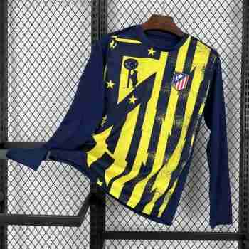 Thailandia Maglia Calcio Atletico Madrid Manica Lunga Pre-Partita 2025 2026