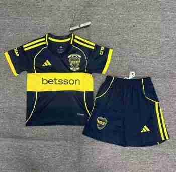 Maglia Calcio Boca Juniors Set Bambino Prima 2025 2026