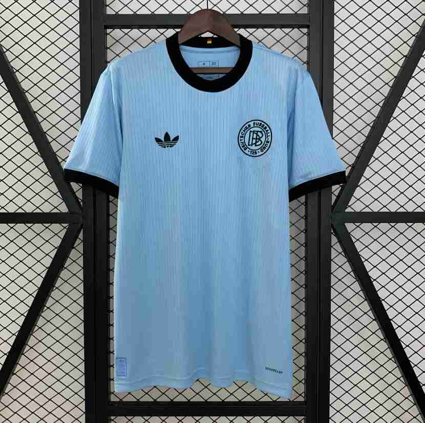 Thailandia Maglia Calcio Germania 125th 2025 2026 Blu Thailandia Maglia Calcio Germania 125th 2025 2026 Blu