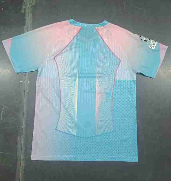 Thailandia Speciale Maglia Calcio FC Barcellona 2025 2026 Blu Rosa_1