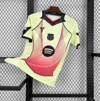 Thailandia Speciale Maglia Calcio FC Barcellona 2025 2026 Giallo