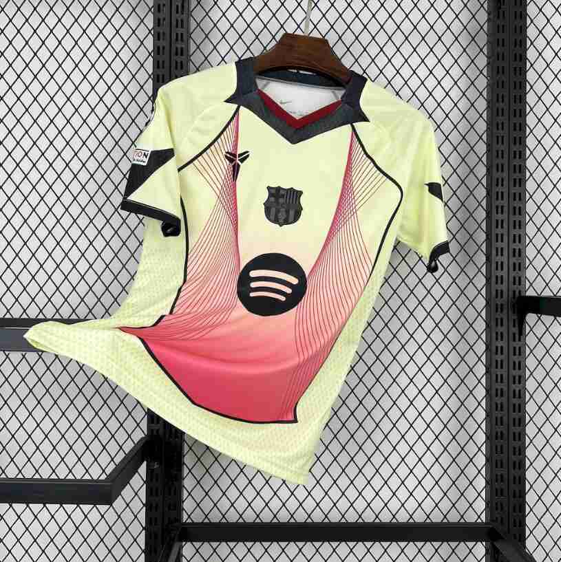 Thailandia Speciale Maglia Calcio FC Barcellona 2025 2026 Giallo Thailandia Speciale Maglia Calcio FC Barcellona 2025 2026 Giallo