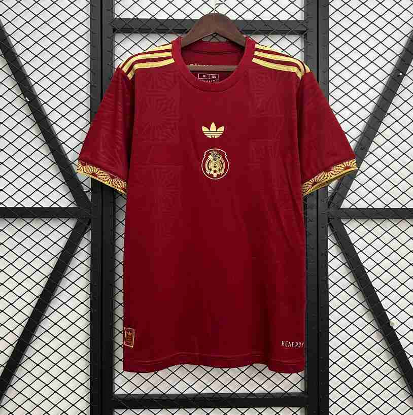 Thailandia Speciale Maglia Calcio Messico 2025 2026 Rosso Thailandia Speciale Maglia Calcio Messico 2025 2026 Rosso